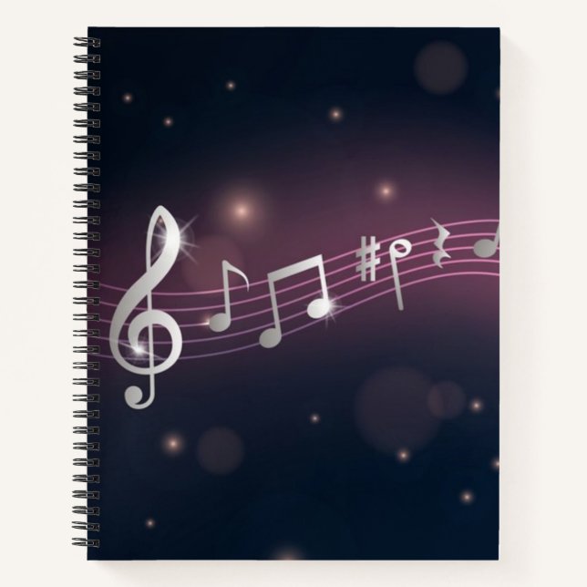 Music pattern notebook (Front)