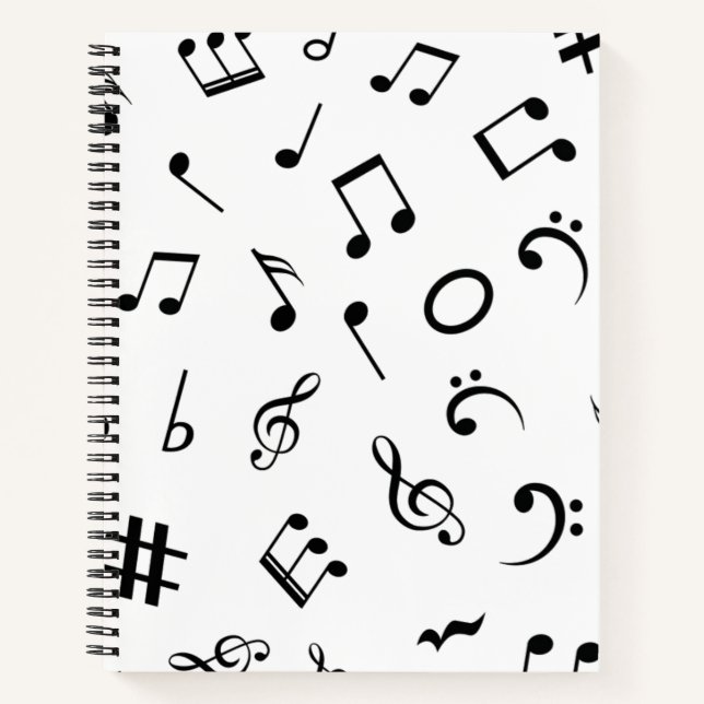 Music pattern notebook (Front)