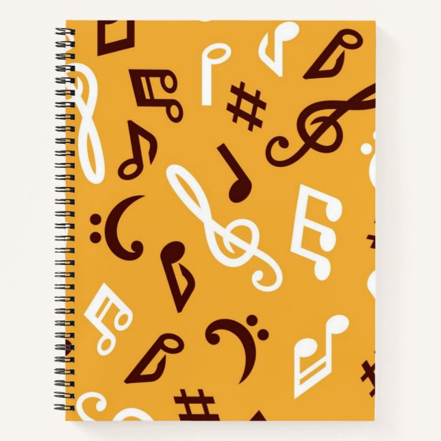 Music pattern notebook (Front)