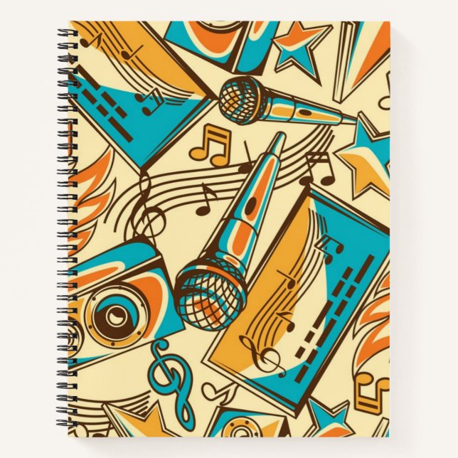 Music pattern notebook (Front)