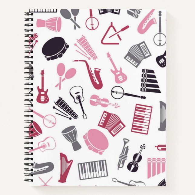 Music pattern notebook (Front)
