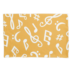 Music pattern pillowcase