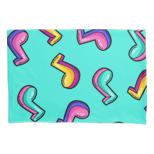 Music pattern pillowcase