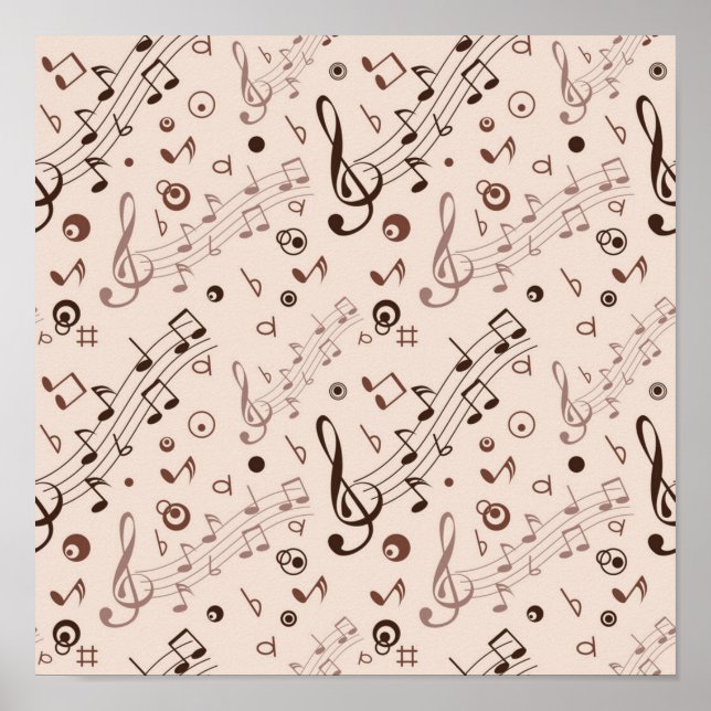 Music pattern poster (Front)