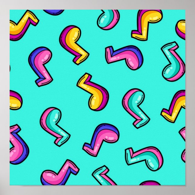 Music pattern poster (Front)