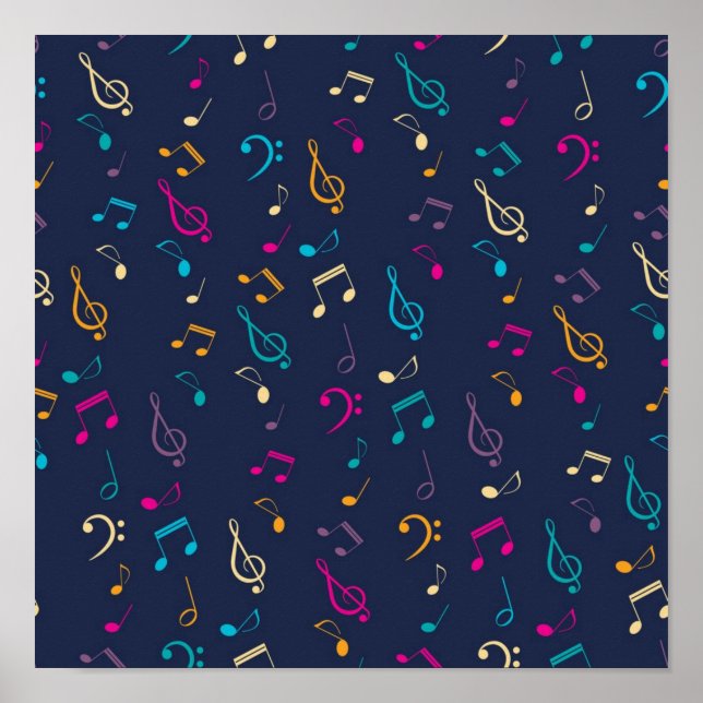 Music pattern poster (Front)