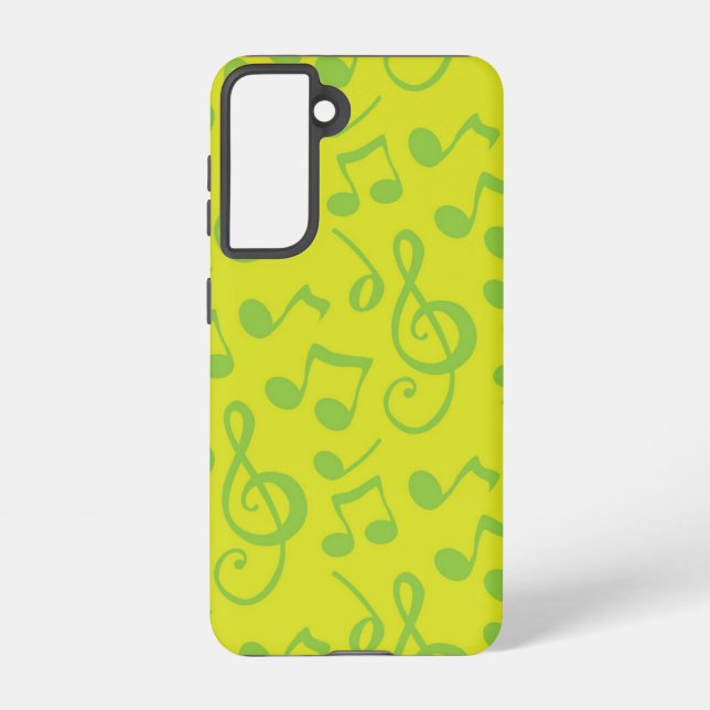 Music pattern samsung galaxy s21 case (Back)