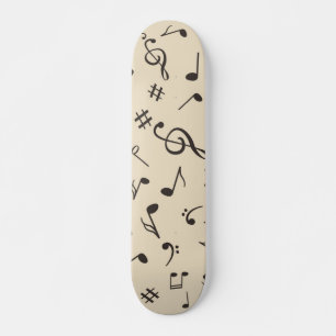 Music pattern skateboard