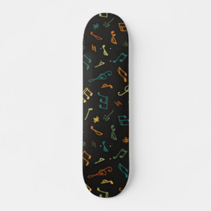 Music pattern skateboard