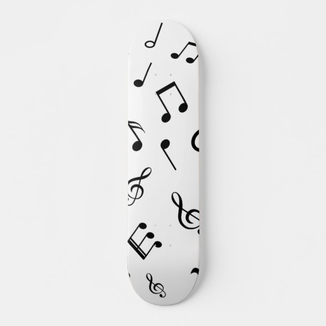 Music pattern skateboard (Front)