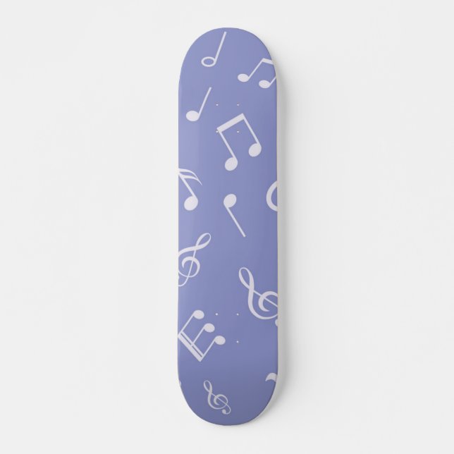 Music pattern skateboard (Front)