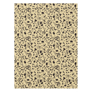 Music pattern tablecloth
