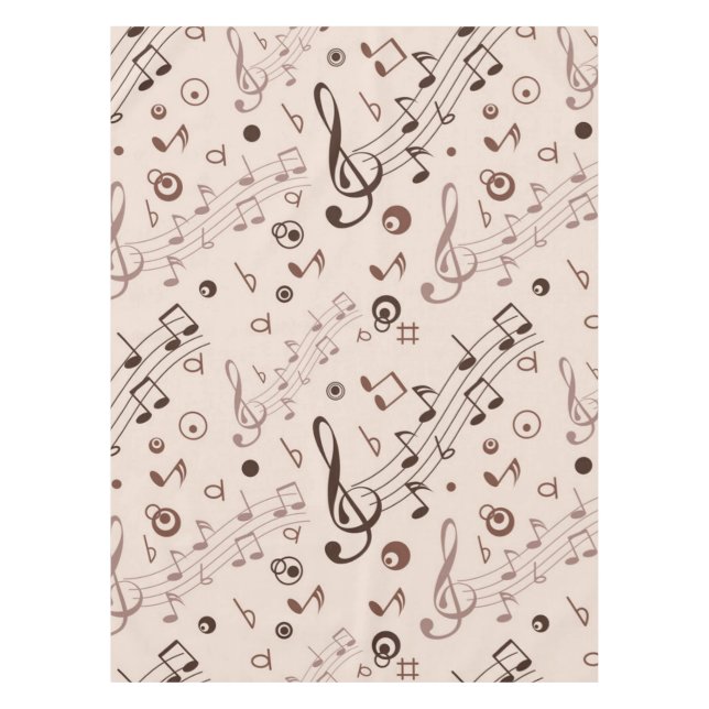Music pattern tablecloth (Front)
