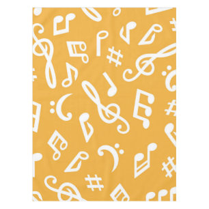 Music pattern tablecloth