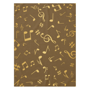 Music pattern tablecloth