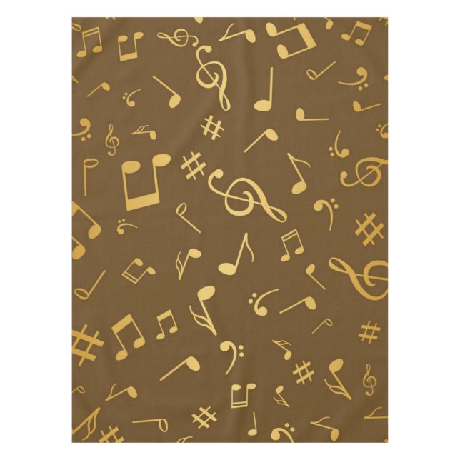 Music pattern tablecloth (Front)