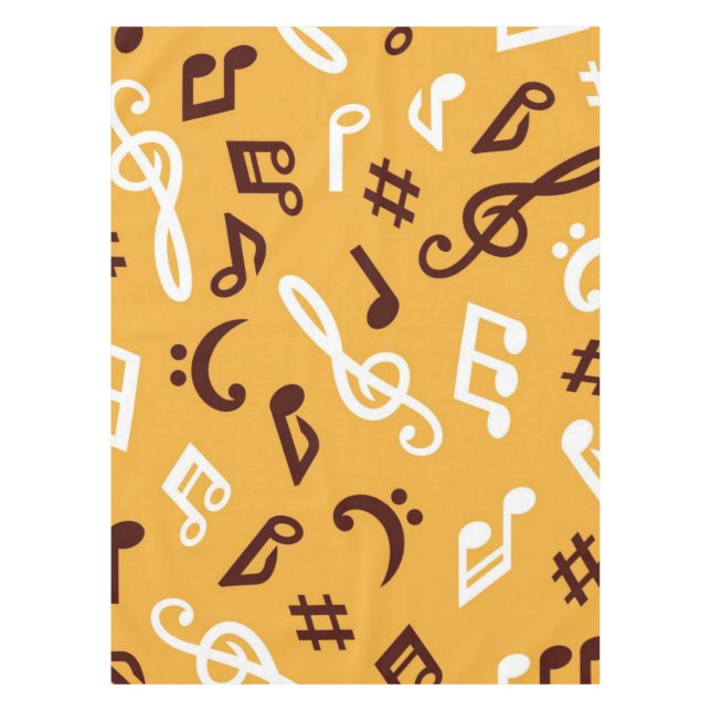 Music pattern tablecloth (Front)