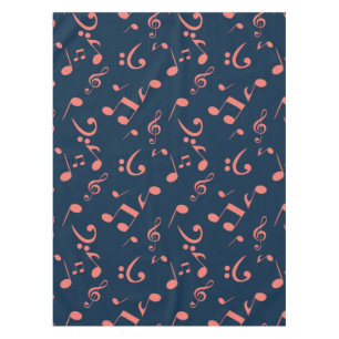 Music pattern tablecloth
