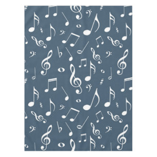 Music pattern tablecloth