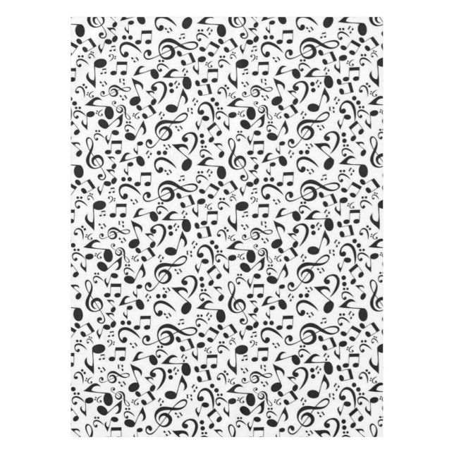 Music pattern tablecloth (Front)