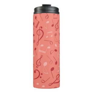 Music pattern thermal tumbler