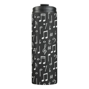 Music pattern thermal tumbler