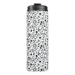 Music pattern thermal tumbler