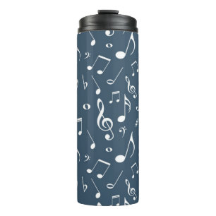 Music pattern thermal tumbler