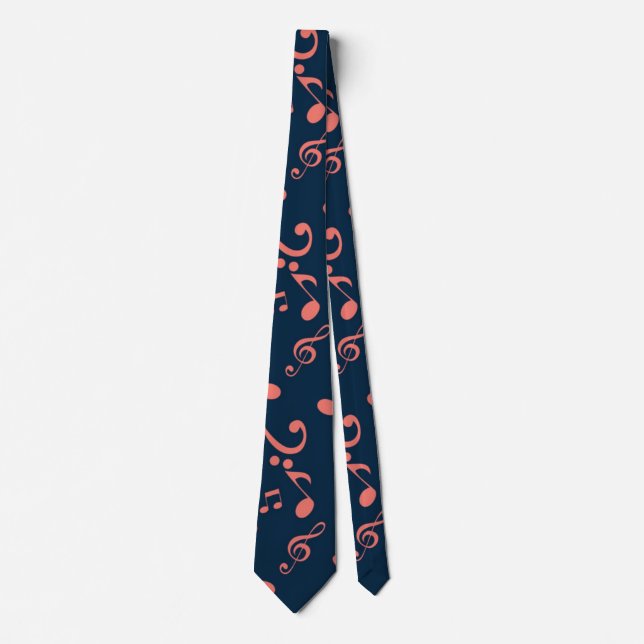 Music pattern tie (Front)