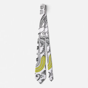 Music pattern tie