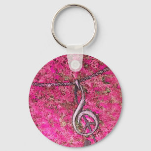 Music & Peace Keychain
