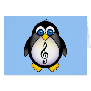 Music Penguin Treble Clef