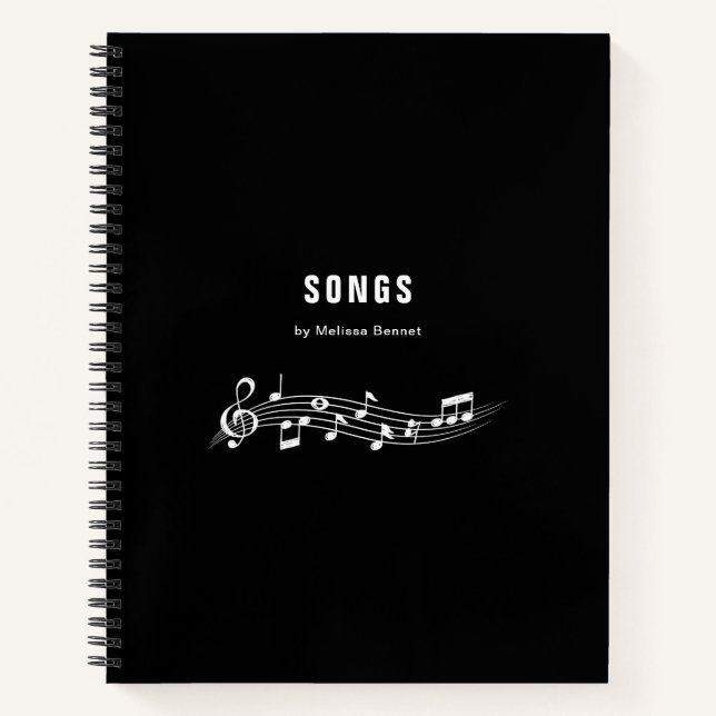 Music Pentagram Notebook (Front)
