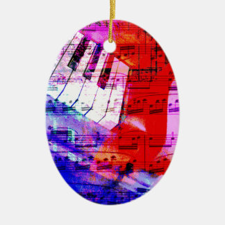 music, piano decor (11) ceramic ornament