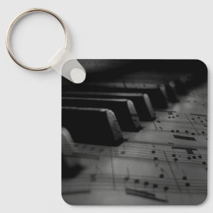 Music Piano Keys Keychain