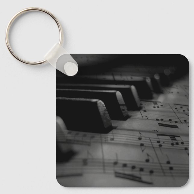  Music Piano Keys Keychain (Front)