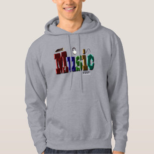 Music Picture Logo With Instruments,  Hoodie