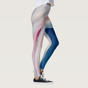 Music Pink and Blue by O'Keeffe Leggings