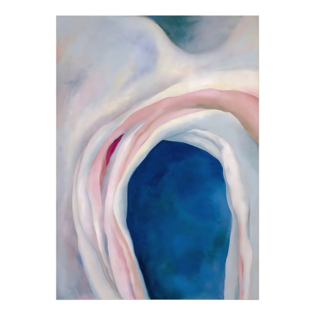 Music Pink and Blue by O'Keeffe Photo Print (Front)