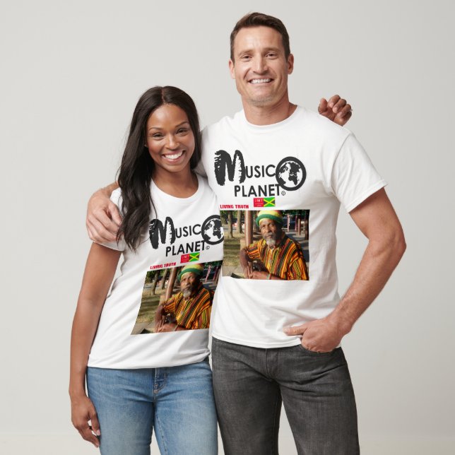 MUSIC PLANET  Living Truth Men's Basic T-Shirt (Unisex)