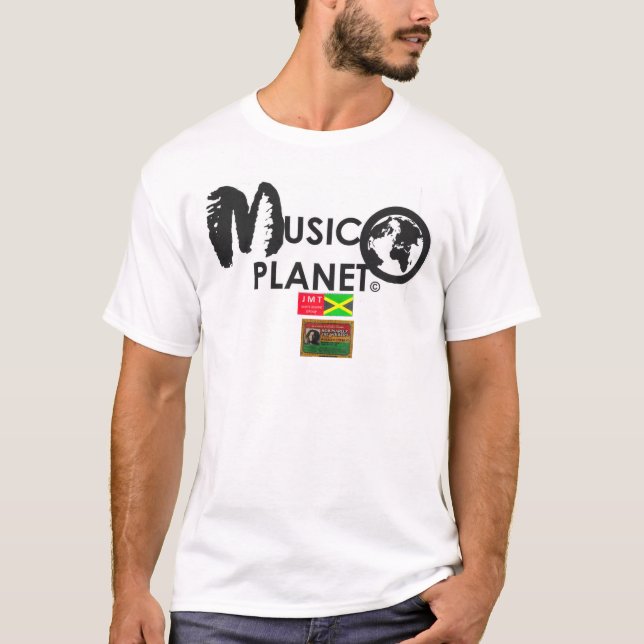 MUSIC PLANET  Men's Basic T-Shirt (Front)