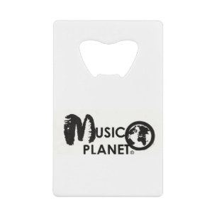 MUSIC PLANET MERCH CREDIT CARD BOTTLE OPENER