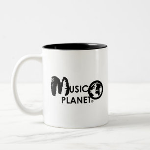 MUSIC PLANET MERCH Two-Tone COFFEE MUG
