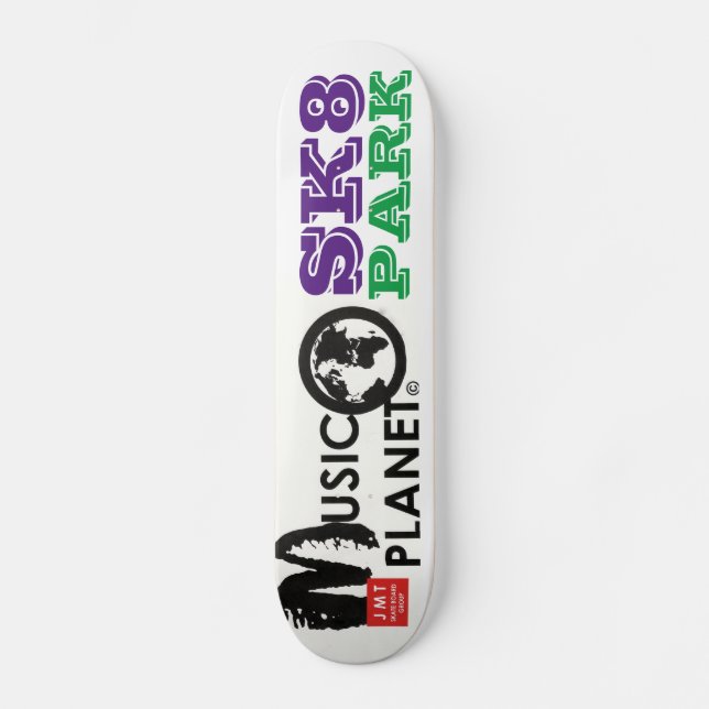 MUSIC PLANET SK8 PARK Skateboard (Front)