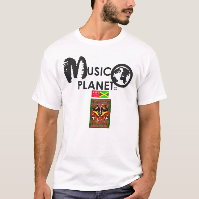 MUSIC PLANET T-shirt homme de base (Devant)