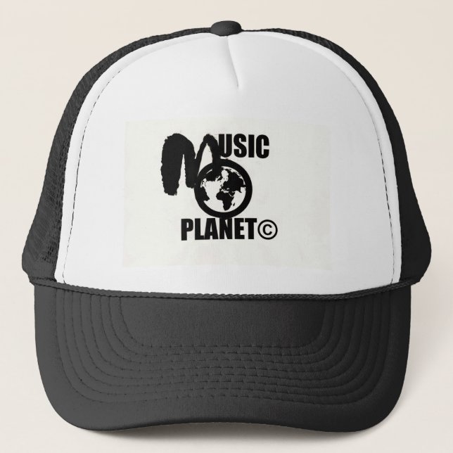 MUSIC PLANET TRUCKER HAT (Front)