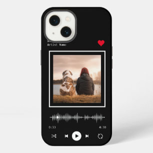 Music Player Artist and Song Personalized Photo iPhone 13 Case