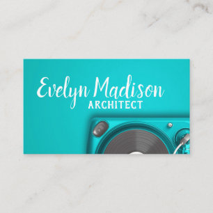 music player business card
