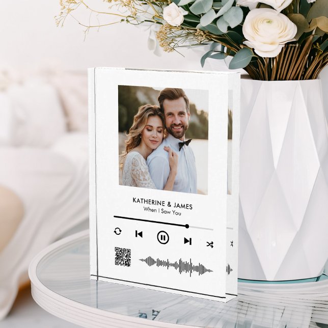Music Player Photo Frame With Personalized QR Code Block (Creator Uploaded)