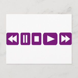 Music Player Postcard
